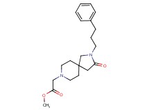 methyl [3-oxo-2-(3-phenylpropyl)-2,8-diazaspiro[4.5]dec-8-yl]acetate