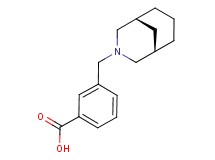 3-[(1R*,5S*)-3-azabicyclo[3.3.1]non-3-ylmethyl]benzoic acid