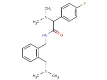 2-(dimethylamino)-N-{2-[(dimethylamino)methyl]benzyl}-2-(4-fluorophenyl)acetamide