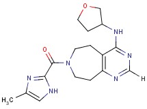 7-[(4-methyl-1H-imidazol-2-yl)carbonyl]-N-(tetrahydrofuran-3-yl)-6,7,8,9-tetrahydro-5H-pyrimido[4,5-d]azepin-4-amine