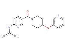N-isopropyl-5-{[4-(3-pyridinyloxy)-1-piperidinyl]carbonyl}-2-pyridinamine