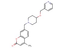 4-methyl-7-{[4-(pyridin-3-ylmethoxy)piperidin-1-yl]methyl}-2H-chromen-2-one
