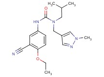 N'-(3-cyano-4-ethoxyphenyl)-N-isobutyl-N-[(1-methyl-1H-pyrazol-4-yl)methyl]urea