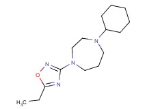 1-cyclohexyl-4-(5-ethyl-1,2,4-oxadiazol-3-yl)-1,4-diazepane