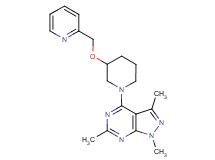 1,3,6-trimethyl-4-[3-(2-pyridinylmethoxy)-1-piperidinyl]-1H-pyrazolo[3,4-d]pyrimidine