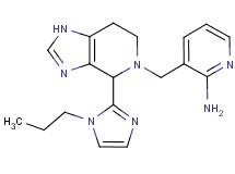3-{[4-(1-propyl-1H-imidazol-2-yl)-1,4,6,7-tetrahydro-5H-imidazo[4,5-c]pyridin-5-yl]methyl}pyridin-2-amine