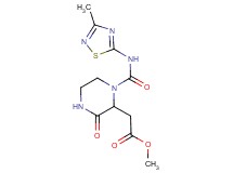methyl (1-{[(3-methyl-1,2,4-thiadiazol-5-yl)amino]carbonyl}-3-oxopiperazin-2-yl)acetate