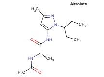 (2S)-2-(acetylamino)-N-[1-(1-ethylpropyl)-3-methyl-1H-pyrazol-5-yl]propanamide