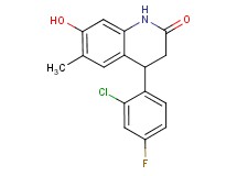 4-(2-chloro-4-fluorophenyl)-7-hydroxy-6-methyl-3,4-dihydroquinolin-2(1H)-one