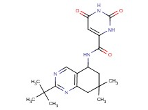 N-(2-tert-butyl-7,7-dimethyl-5,6,7,8-tetrahydroquinazolin-5-yl)-2,6-dioxo-1,2,3,6-tetrahydropyrimidine-4-carboxamide