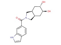 (3aR*,5S*,6S*,7aS*)-2-(1H-indol-6-ylcarbonyl)octahydro-1H-isoindole-5,6-diol