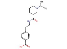 4-(2-{[(1-isopropyl-3-piperidinyl)carbonyl]amino}ethyl)benzoic acid