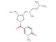 5-{[(3R*,4R*)-3-{[[2-(dimethylamino)ethyl](methyl)amino]methyl}-4-(hydroxymethyl)-1-pyrrolidinyl]carbonyl}-1-methyl-2(1H)-pyridinone