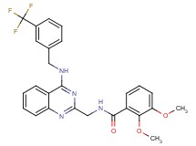 2,3-dimethoxy-N-[(4-{[3-(trifluoromethyl)benzyl]amino}-2-quinazolinyl)methyl]benzamide