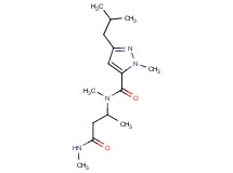 3-isobutyl-N,1-dimethyl-N-[1-methyl-3-(methylamino)-3-oxopropyl]-1H-pyrazole-5-carboxamide