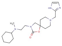 3-{2-[cyclohexyl(methyl)amino]ethyl}-8-(1H-imidazol-2-ylmethyl)-1-oxa-3,8-diazaspiro[4.5]decan-2-one