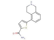 5-(1,2,3,4-tetrahydroisoquinolin-5-yl)thiophene-2-carboxamide