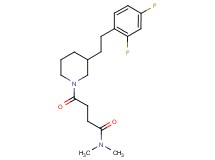 4-{3-[2-(2,4-difluorophenyl)ethyl]-1-piperidinyl}-N,N-dimethyl-4-oxobutanamide