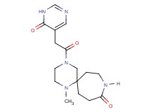 1-methyl-4-[(6-oxo-1,6-dihydro-5-pyrimidinyl)acetyl]-1,4,9-triazaspiro[5.6]dodecan-10-one