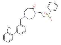1-[(2'-methyl-3-biphenylyl)methyl]-4-[2-(phenylsulfonyl)ethyl]-1,4-diazepan-5-one