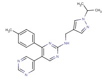 N-[(1-isopropyl-1H-pyrazol-4-yl)methyl]-4-(4-methylphenyl)-5,5'-bipyrimidin-2-amine