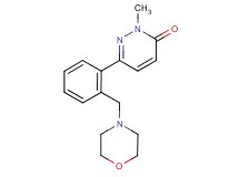 2-methyl-6-[2-(morpholin-4-ylmethyl)phenyl]pyridazin-3(2H)-one