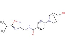 6-[(3-endo)-3-hydroxy-8-azabicyclo[3.2.1]oct-8-yl]-N-[(5-isopropyl-1,2,4-oxadiazol-3-yl)methyl]nicotinamide