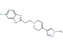 6-chloro-2-{2-[4-(1-methyl-1H-pyrazol-4-yl)-3,6-dihydropyridin-1(2H)-yl]ethyl}-1H-benzimidazole