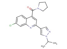 7-chloro-2-(1-isopropyl-1H-pyrazol-4-yl)-4-(pyrrolidin-1-ylcarbonyl)quinoline