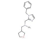 1-(1-benzyl-1H-imidazol-2-yl)-N-methyl-N-(tetrahydrofuran-3-ylmethyl)methanamine