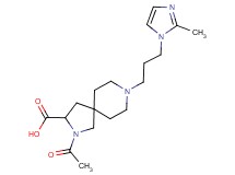 2-acetyl-8-[3-(2-methyl-1H-imidazol-1-yl)propyl]-2,8-diazaspiro[4.5]decane-3-carboxylic acid
