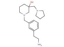 1-[3-(2-aminoethyl)benzyl]-3-(1-pyrrolidinylmethyl)-3-piperidinol dihydrochloride