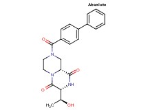 (3R,9aR)-8-(4-biphenylylcarbonyl)-3-[(1S)-1-hydroxyethyl]tetrahydro-2H-pyrazino[1,2-a]pyrazine-1,4(3H,6H)-dione