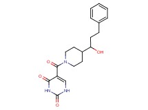 5-{[4-(1-hydroxy-3-phenylpropyl)-1-piperidinyl]carbonyl}-2,4(1H,3H)-pyrimidinedione