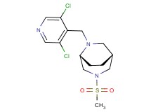 (1R*,5R*)-6-[(3,5-dichloro-4-pyridinyl)methyl]-3-(methylsulfonyl)-3,6-diazabicyclo[3.2.2]nonane