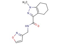 N-(isoxazol-3-ylmethyl)-1-methyl-4,5,6,7-tetrahydro-1H-indazole-3-carboxamide