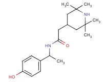N-[1-(4-hydroxyphenyl)ethyl]-2-(2,2,6,6-tetramethylpiperidin-4-yl)acetamide