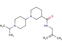 1'-isopropyl-N-(2-methyl-2-propen-1-yl)-1,4'-bipiperidine-3-carboxamide
