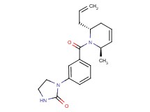 1-(3-{[(2R*,6R*)-2-allyl-6-methyl-3,6-dihydropyridin-1(2H)-yl]carbonyl}phenyl)imidazolidin-2-one