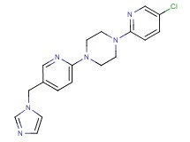 1-(5-chloro-2-pyridinyl)-4-[5-(1H-imidazol-1-ylmethyl)-2-pyridinyl]piperazine