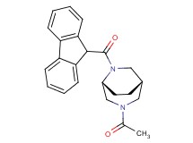 (1S*,5R*)-3-acetyl-6-(9H-fluoren-9-ylcarbonyl)-3,6-diazabicyclo[3.2.2]nonane