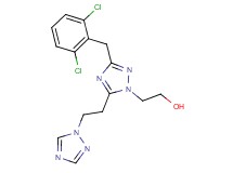 2-{3-(2,6-dichlorobenzyl)-5-[2-(1H-1,2,4-triazol-1-yl)ethyl]-1H-1,2,4-triazol-1-yl}ethanol