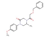 4-[(benzyloxy)acetyl]-1-(4-methoxyphenyl)-5-methyl-2-piperazinone