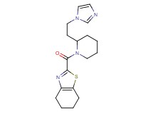 2-({2-[2-(1H-imidazol-1-yl)ethyl]piperidin-1-yl}carbonyl)-4,5,6,7-tetrahydro-1,3-benzothiazole