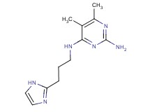 N~4~-[3-(1H-imidazol-2-yl)propyl]-5,6-dimethylpyrimidine-2,4-diamine