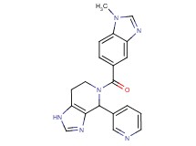 5-[(1-methyl-1H-benzimidazol-5-yl)carbonyl]-4-pyridin-3-yl-4,5,6,7-tetrahydro-1H-imidazo[4,5-c]pyridine