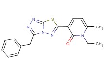 3-(3-benzyl[1,2,4]triazolo[3,4-b][1,3,4]thiadiazol-6-yl)-1-ethyl-6-methylpyridin-2(1H)-one
