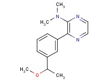 3-[3-(1-methoxyethyl)phenyl]-N,N-dimethylpyrazin-2-amine