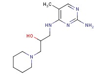 1-[(2-amino-5-methylpyrimidin-4-yl)amino]-3-piperidin-1-ylpropan-2-ol