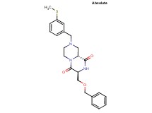 (3S,9aR)-3-[(benzyloxy)methyl]-8-[3-(methylthio)benzyl]tetrahydro-2H-pyrazino[1,2-a]pyrazine-1,4(3H,6H)-dione